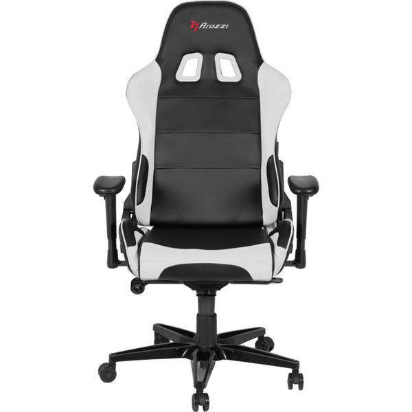 Scaun Gaming AROZZI Verona XL Plus, Negru/Alb