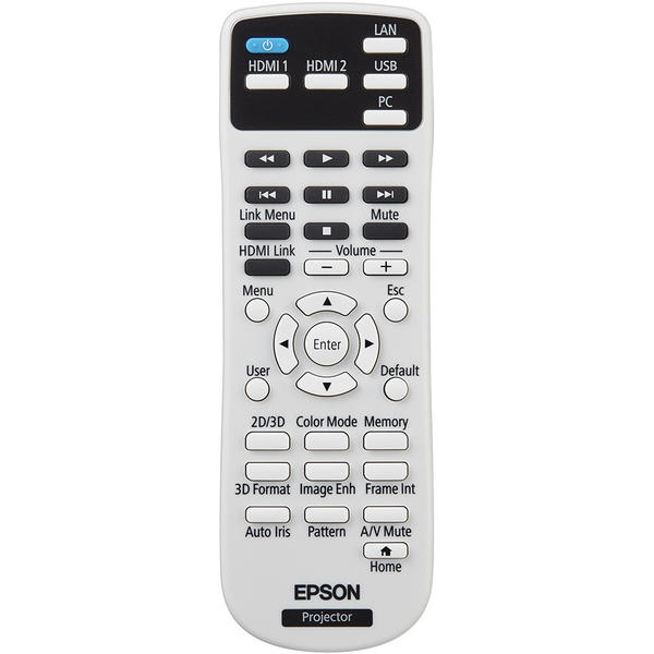 Videoproiector Epson EH-TW5400, 2500 ANSI, Full HD, Alb