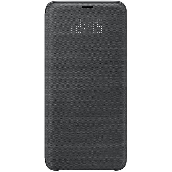 Husa Samsung LED Flip Wallet pentru Galaxy S9 Plus (G965F), Negru