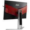 Monitor LED AOC AG251FG, 24.5'' Full HD, 1ms, Negru/Rosu