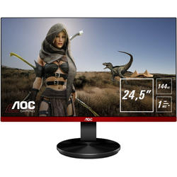 G2590PX, 24.5'' Full HD, 1ms, Negru/Rosu