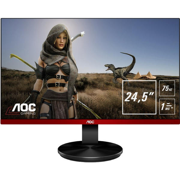Monitor LED AOC G2590VXQ, 24.5'' Full HD, 1ms, Negru/Rosu