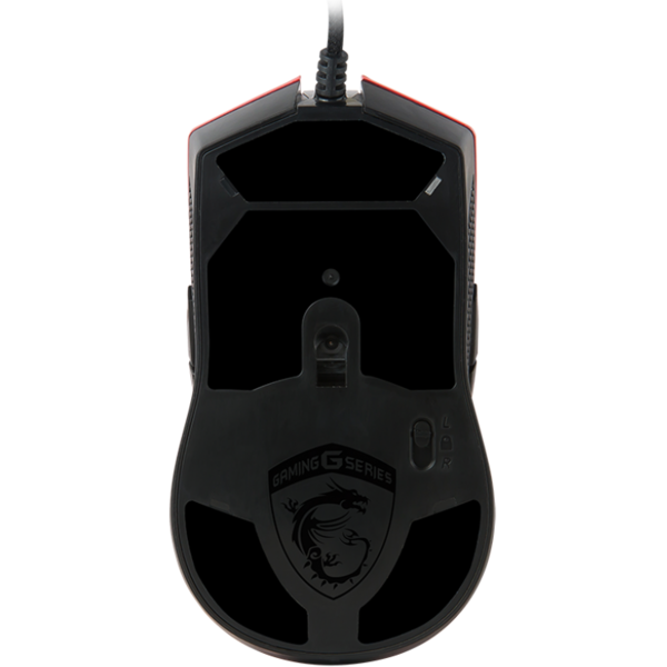Mouse MSI Clutch GM40 Red, USB, Optic, 5000dpi, Negru/Rosu