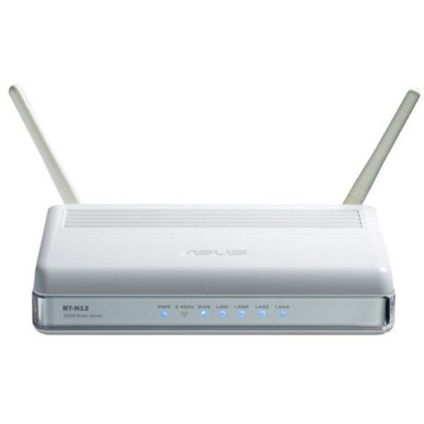 Router Wireless Asus RT-N12, 802.11 b/g/n, 1 x WAN, 4 x LAN, 300Mbps
