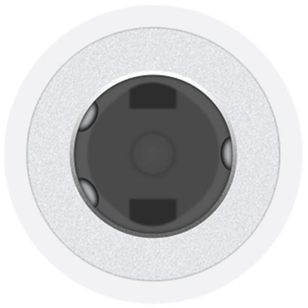Apple Adaptor cablu Lightning – Jack 3.5mm, MMX62ZM/A, Alb