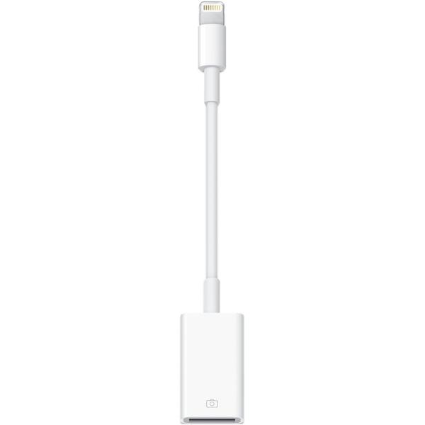 Apple Adaptor video Lightning la USB Camera, MD821ZM/A, Alb