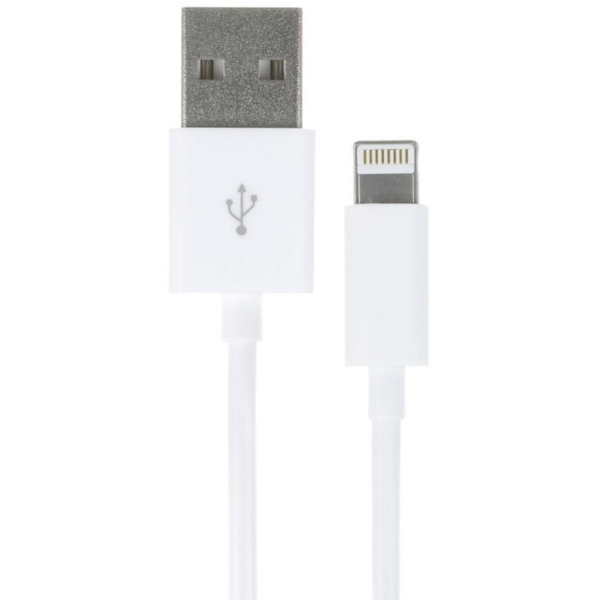 Kit Cablu date si incarcare Lightning, 1m pentru Apple, Alb