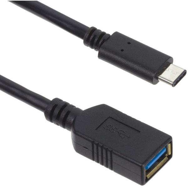 Kit Cablu date si incarcare USB Typ[e C 3.1 la USB-A, Negru