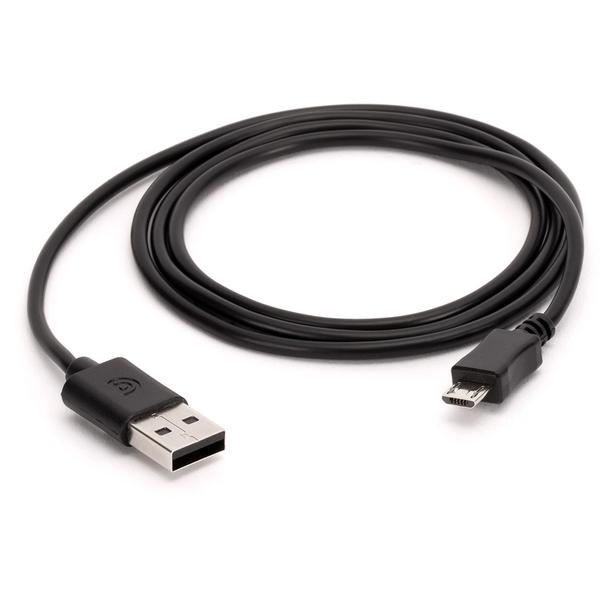 Assmann Cablu date incarcare de la USB la microUSB, 1.8m, Negru