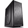 Carcasa Floston Black Simple, MiddleTower, Fara sursa, Negru