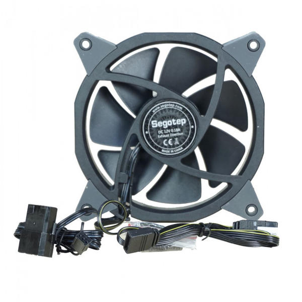 Ventilator PC Segotep Pro Vibrant S 120mm RGB Fan, 120mm