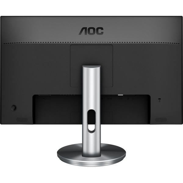 Monitor LED AOC I2490VXQ/BT, 23.8'' Full HD, 4ms, Argintiu/Negru