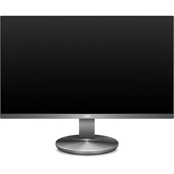 Monitor LED AOC I2490VXQ/BT, 23.8'' Full HD, 4ms, Argintiu/Negru