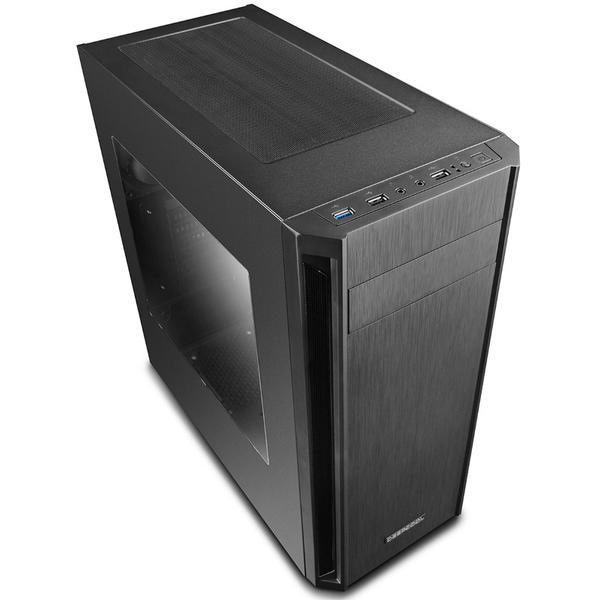 Carcasa Deepcool D-Shield V2, MiddleTower, Fara sursa, Negru