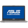 Laptop Asus A541UA-DM1950, 15.6'' FHD, Core i3-7100U 2.4GHz, 4GB DDR4, 256GB SSD, Intel HD 620, No OS, No ODD, Chocolate Black