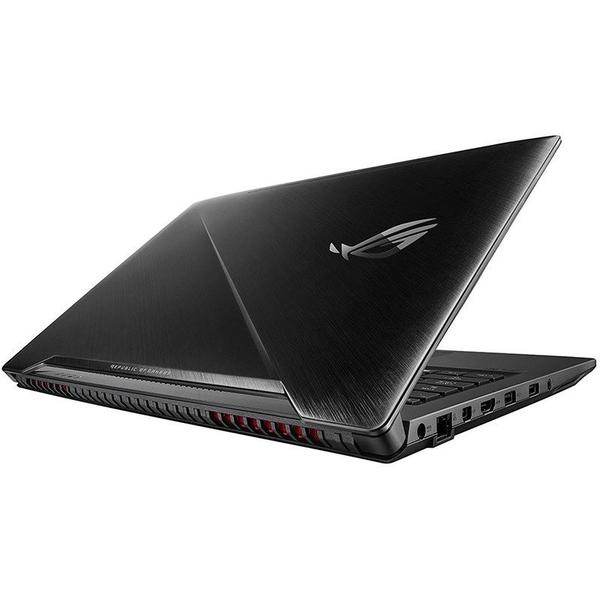 Laptop Asus ROG GL503VD-FY064, 15.6'' FHD, Core i7-7700HQ 2.8GHz, 8GB DDR4, 1TB HDD + 128GB SSD, GeForce GTX 1050 4GB, No OS, Negru