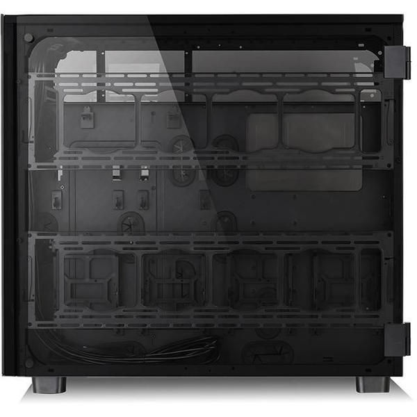 Carcasa Thermaltake View 91 Tempered Glass RGB Edition, FullTower, Fara sursa, Negru