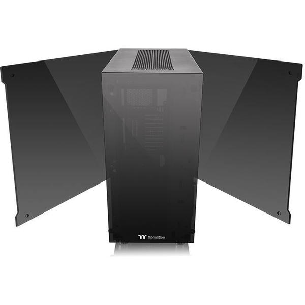 Carcasa Thermaltake View 91 Tempered Glass RGB Edition, FullTower, Fara sursa, Negru