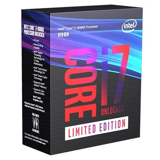 Procesor Intel Core i7-8086K Coffee Lake, 4.0GHz, 12MB, 95W, Socket 1151 v2, Box