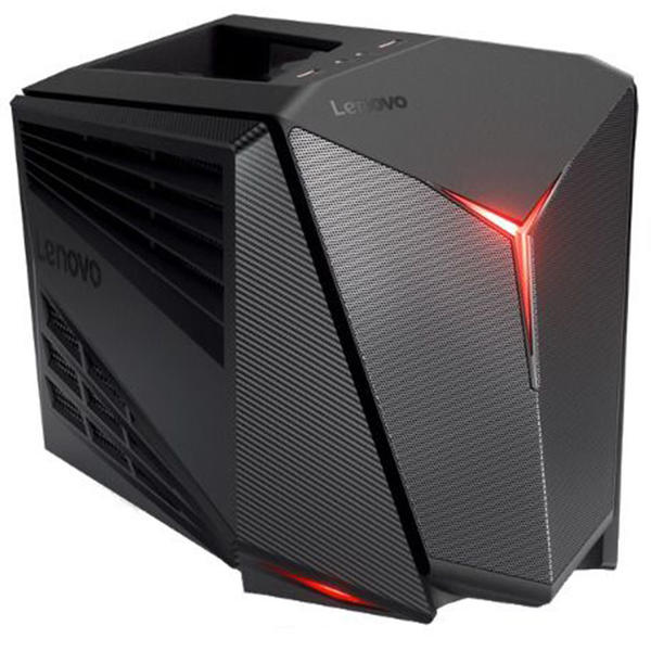 Sistem Brand Lenovo IdeaCentre Y720 Cube-15ISH, Core i5-7400 3.0GHz, 8GB DDR4, 1TB HDD + 128GB SSD, GeForce GTX 1050 Ti 4GB, No OS, Negru