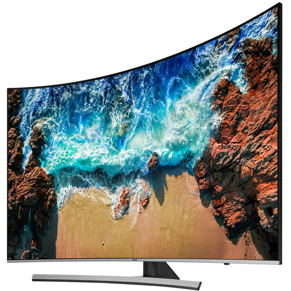Televizor LED Samsung Smart TV UE65NU8502, 165cm, 4K UHD, Ecran curbat, Negru/Argintiu