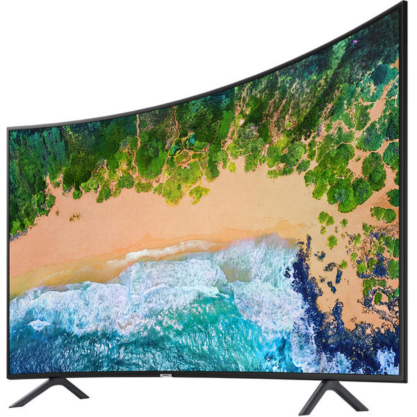 Televizor LED Samsung Smart TV UE65NU7302, 165cm, 4K UHD, Ecran curbat, Negru