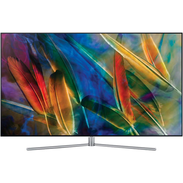 Televizor LED Samsung Smart TV QE75Q7FAM, 190cm, 4K UHD, Negru/Argintiu