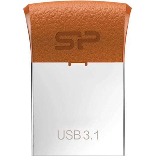 Memorie USB SILICON POWER Jewel J35, 16GB, USB 3.1, Argintiu/Maro