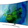 Televizor LED Samsung Smart TV Curbat QLED 55Q8CN Seria Q8CN 138cm argintiu 4K UHD HDR