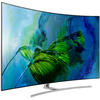 Televizor LED Samsung Smart TV QE55Q8CAM, 139cm, 4K UHD, Ecran curbat, Argintiu