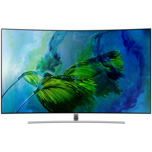 Televizor LED Samsung Smart TV QE65Q8CAM, 165cm, 4K UHD, Ecran curbat, Argintiu