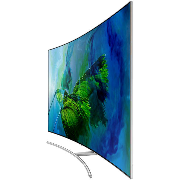 Televizor LED Samsung Smart TV QE65Q8CAM, 165cm, 4K UHD, Ecran curbat, Argintiu