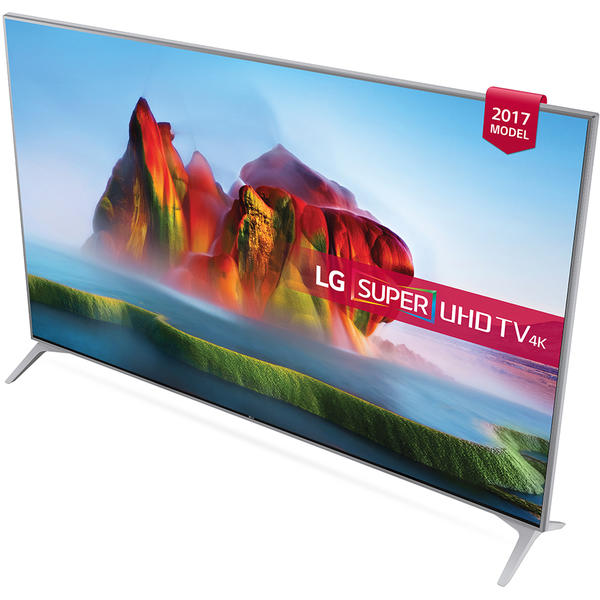 Televizor LED LG Smart TV 55SJ800V, 139cm, 4K UHD, Argintiu