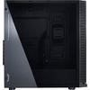 Carcasa Inter-Tech W-III RGB, MiddleTower, Fara sursa, Negru