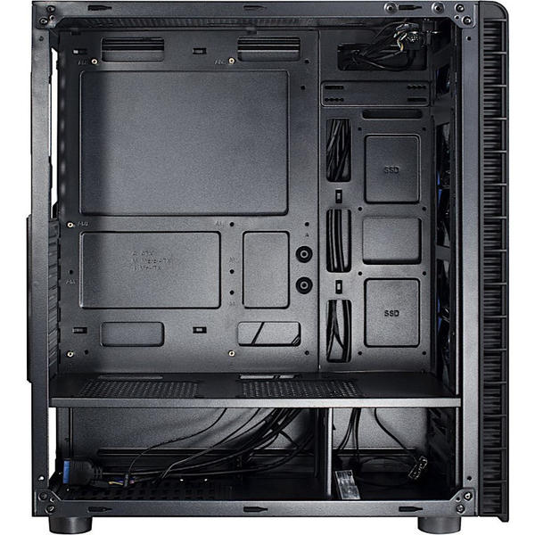 Carcasa Inter-Tech CXC2, MiddleTower, Fara sursa, Negru