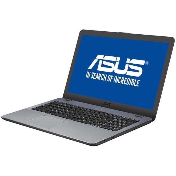 Laptop Asus VivoBook 15 X542UA-DM525, 15.6'' FHD, Core i7-8550U 1.8GHz, 8GB DDR4, 256GB SSD, Intel UHD 620, Endless OS, Gri