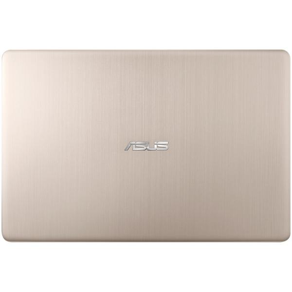 Laptop Asus VivoBook S15 S510UA-BQ423, 15.6" FHD, Core i5-8250U 1.6GHz, 8GB DDR4, 256GB SSD, Intel UHD 620, Endless OS, Auriu