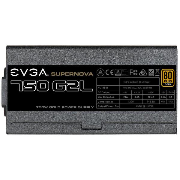 Sursa EVGA SuperNOVA 750 G2L, 750W, Certificare 80+ Gold