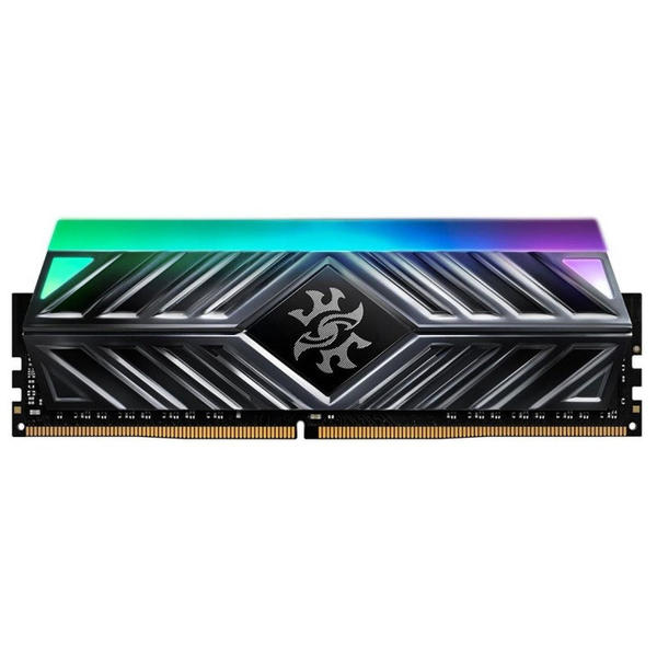 Memorie ADATA XPG Spectrix D41 Titanium Gray RGB, 8GB, DDR4, 2666MHz, CL16, 1.2V