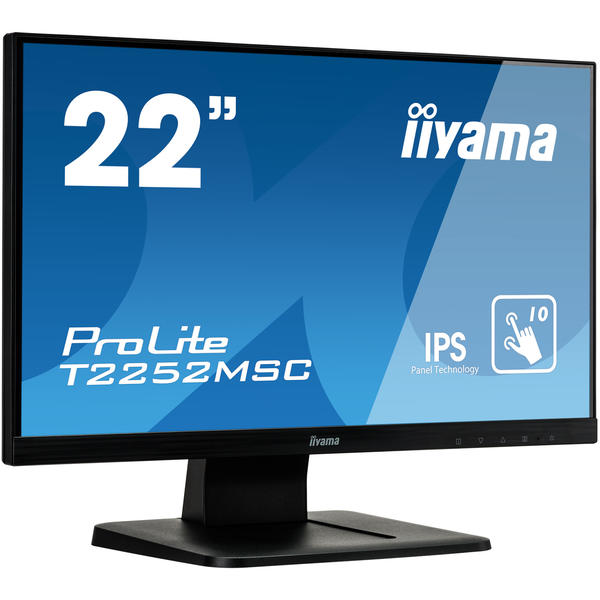 Monitor LED IIyama ProLite T2252MSC-B1, 21.5'' Full HD Touch, 7ms, Negru