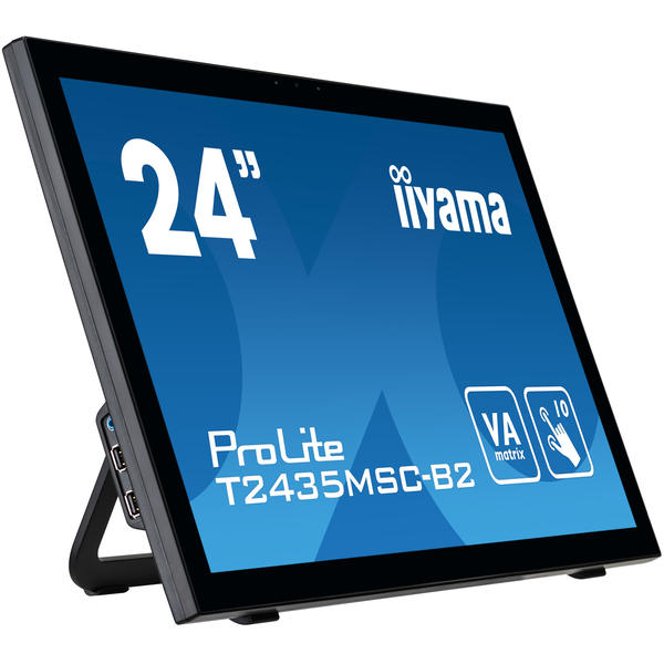 Monitor LED IIyama ProLite T2435MSC-B2, 23.6'' Full HD Touch, 6ms, Negru