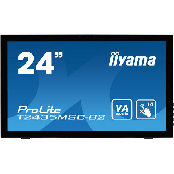 Monitor LED IIyama ProLite T2435MSC-B2, 23.6'' Full HD Touch, 6ms, Negru