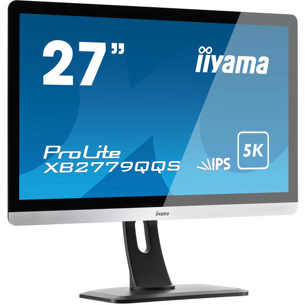 Monitor LED IIyama ProLite XB2779QQS-S1, 27.0'' 5K, 4ms, Negru/Argintiu