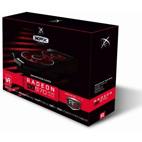 Placa video XFX Radeon RX 570 RS XXX Edition, 8GB GDDR5, 256 biti
