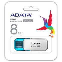 UV240, 8GB, USB 2.0, Alb