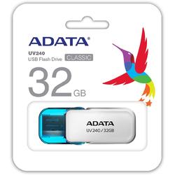 Memorie USB A-DATA UV240, 32GB, USB 2.0, Alb