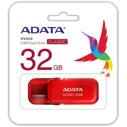 Memorie USB A-DATA UV240, 32GB, USB 2.0, Rosu