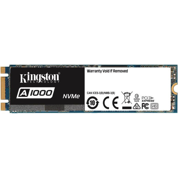 SSD Kingston A1000, 960GB, PCI Express 3.0 x2, M.2 2280