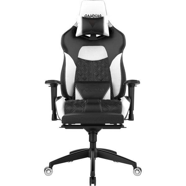 Scaun Gaming Gamdias Achilles P1 L, Negru/Alb