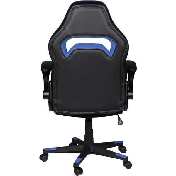 Scaun Gaming Inaza Interceptor, Negru/Albastru